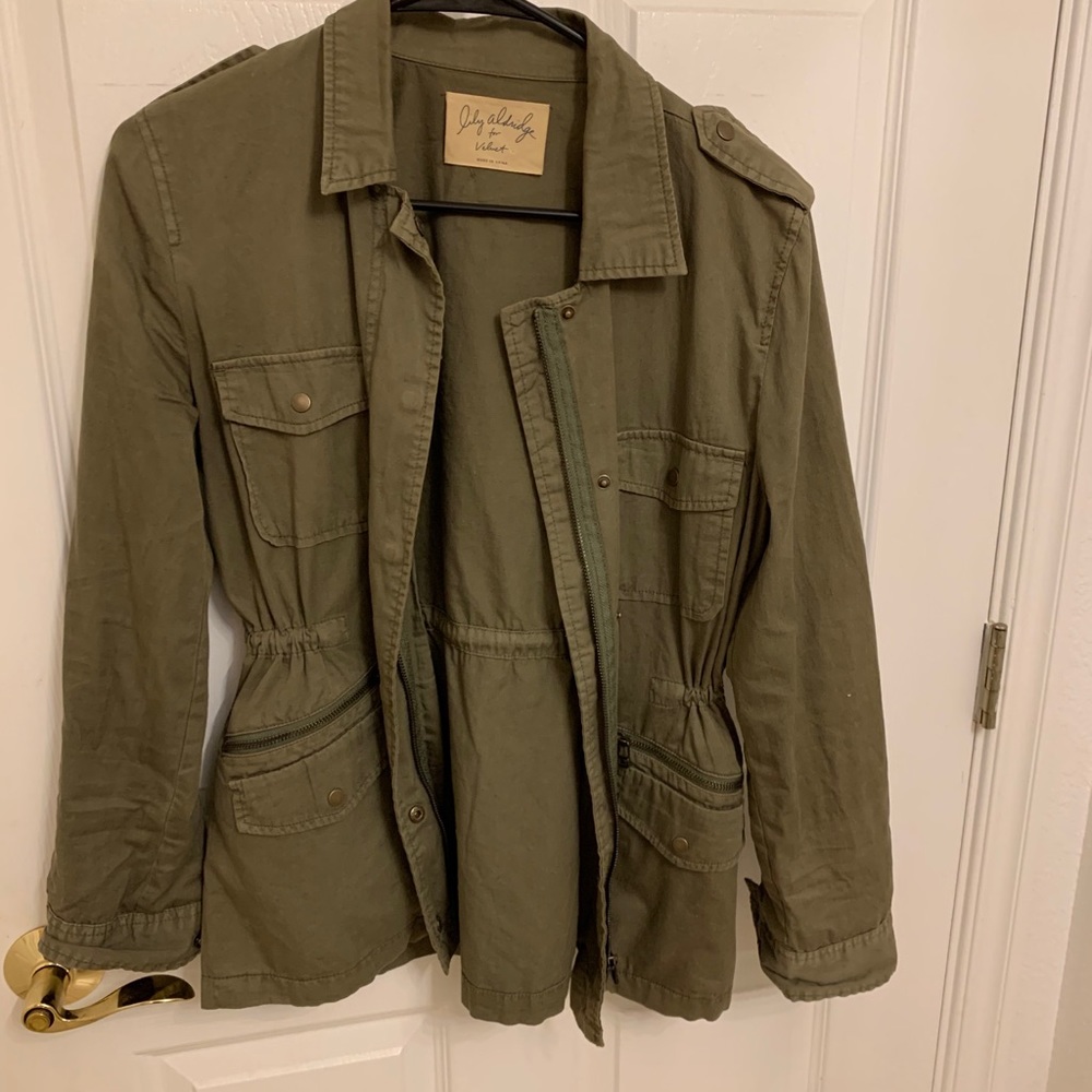 Velvet by Lily Aldridge - Green Utility Jacket